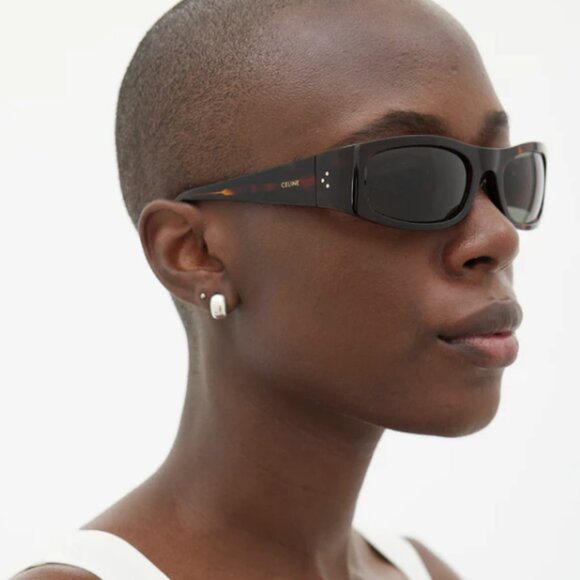 NEW CELINE SUNGLASSES, HAVANA GRAY EYEWEAR CELINE - Picture 2 of 6